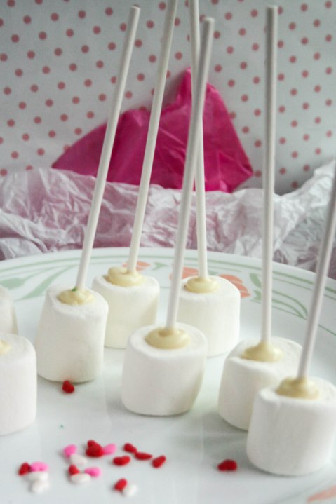 Marshmallow Pops for Valentine's Day