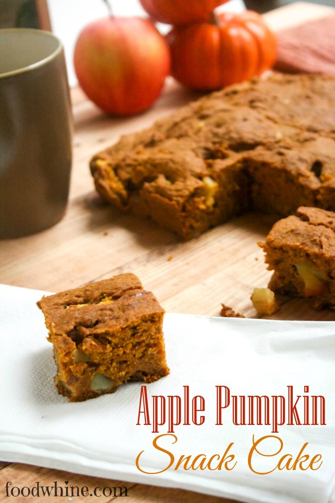 Apple Pumpkin Snack Cake