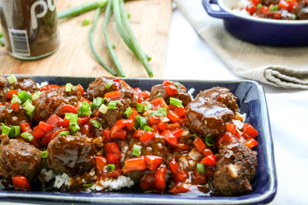 Mango Chili Sweet & Sour Meatballs