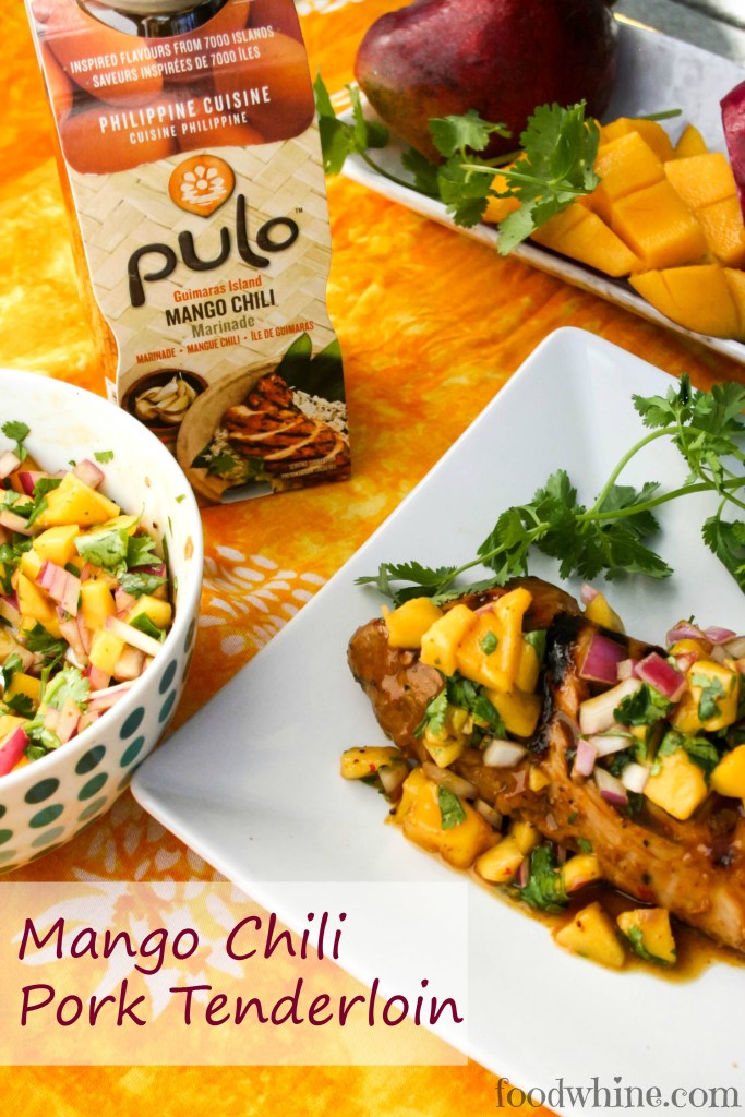 Mango Chili Pork Tenderloin with Mango Salsa#PuloCuisine