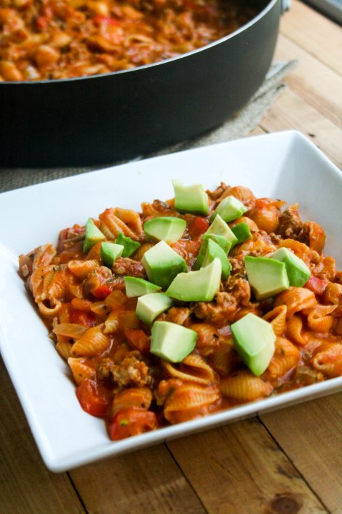 Turkey Enchilada Pasta