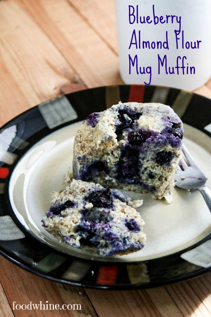 Grab-and-Go Breakfasts: Blueberry Almond Flour Mug Muffin