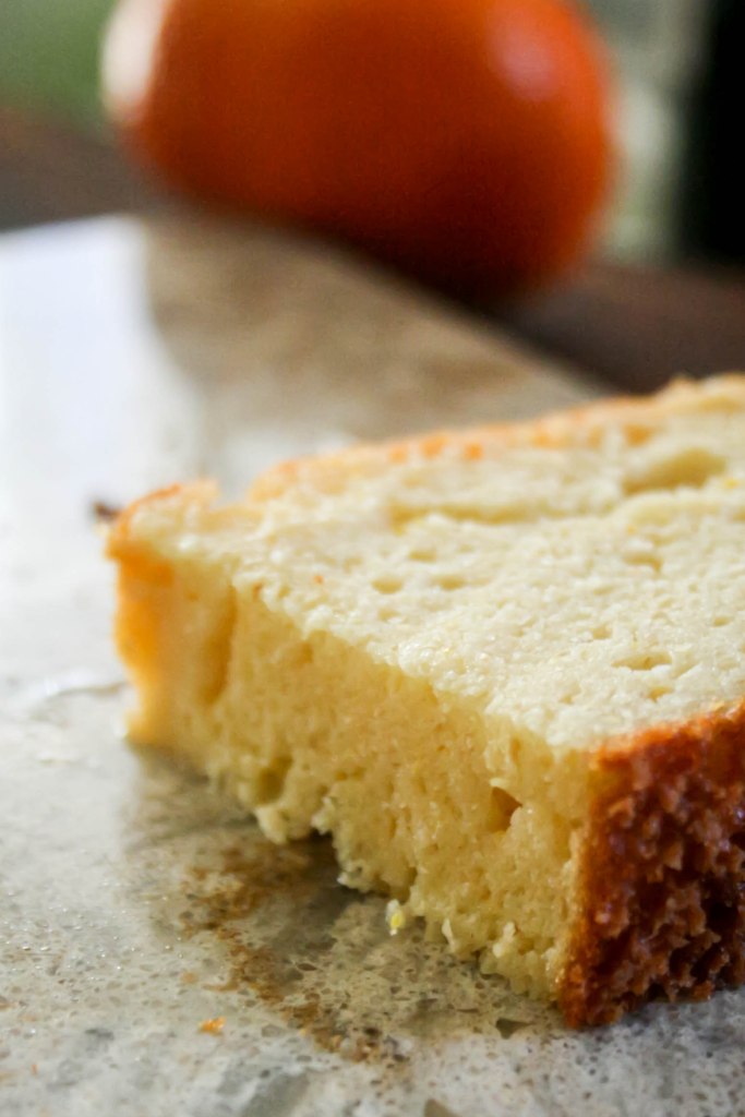 Healthy Orange Yogurt Loaf. Low in sugar!