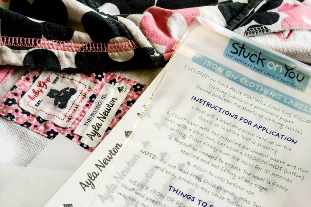 Stuck on You Clothing Labels