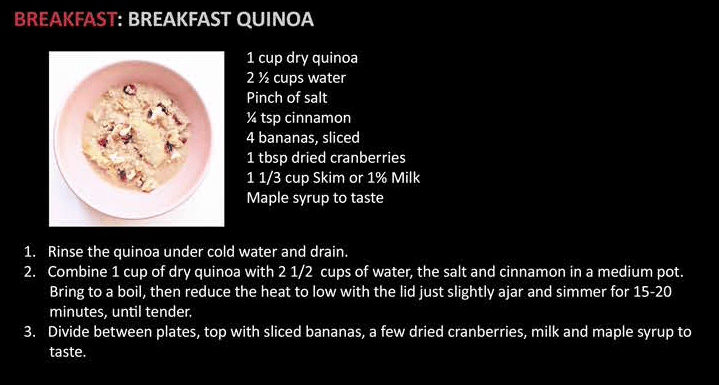 Breakfast Quinoa