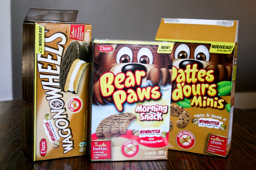 Dare Peanut Free Snacks with Wowbutter