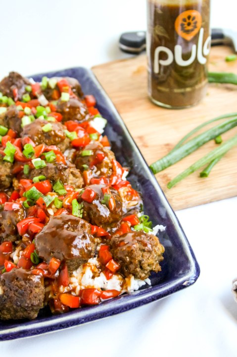 Mango Chili Sweet & Sour Meatballs