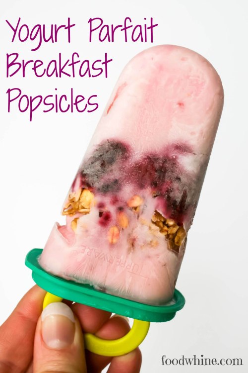 On-the-Go Breakfasts: Yogurt Parfait Breakfast Popsicles