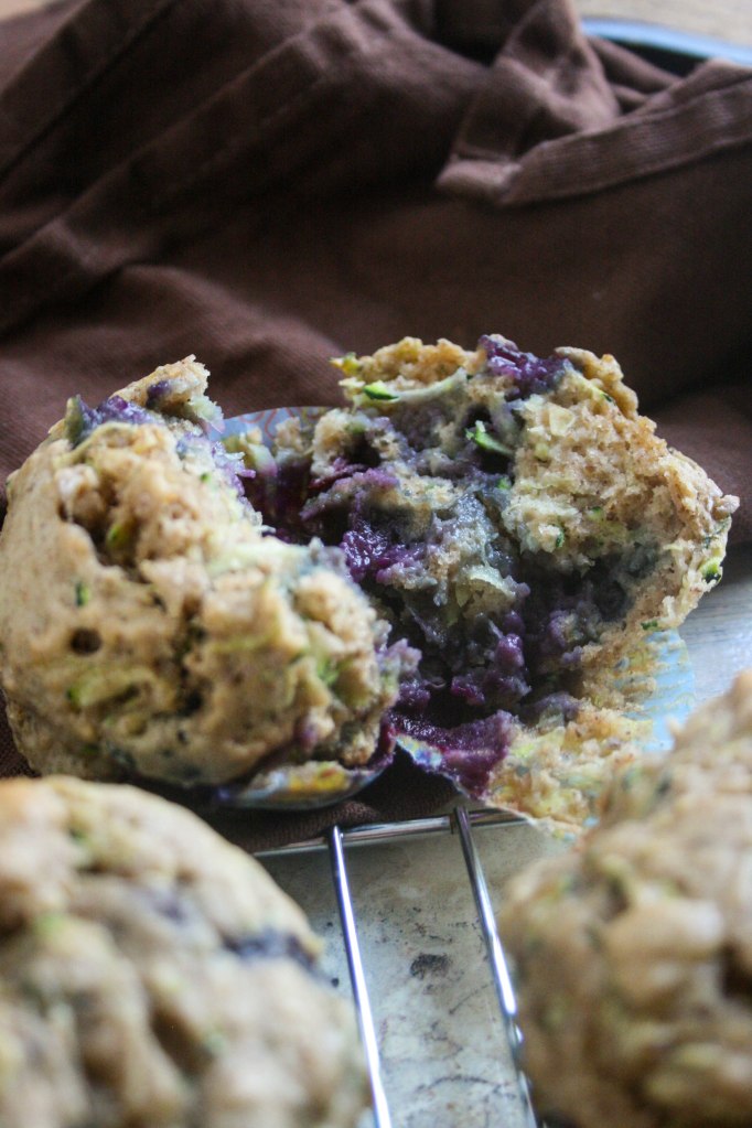 Zucchini Blueberry Muffins