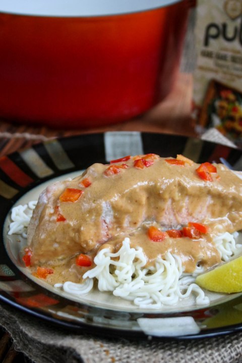 Kare Kare Toasted Peanut Salmon