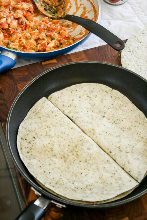 Cheesy Chicken Quesadillas