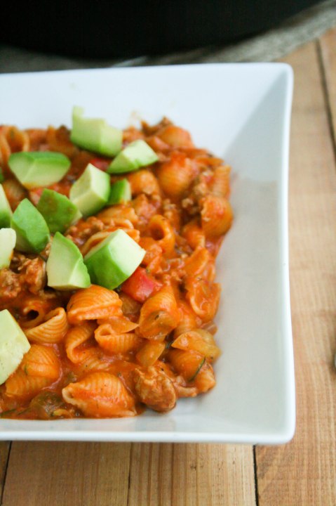 Turkey Enchilada Pasta