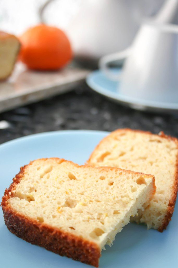 Healthy Orange Yogurt Loaf. Low in sugar!