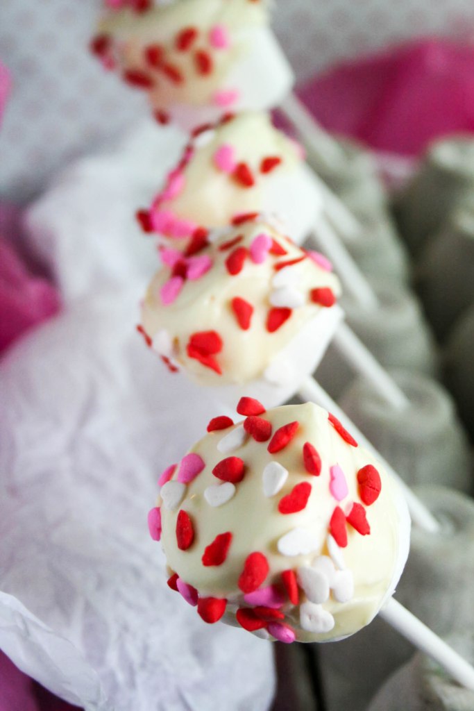 Marshmallow Pops for Valentine's Day