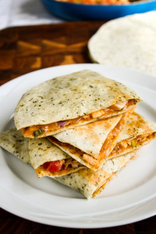 Cheesy Chicken Quesadillas