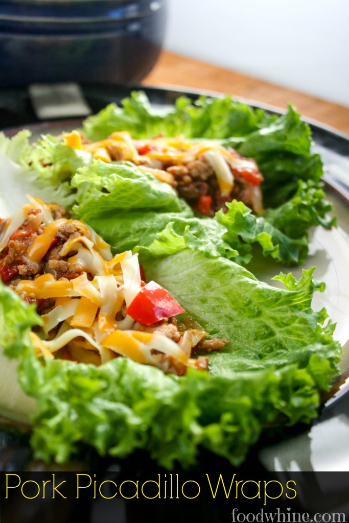 Pork Picadillo Wraps