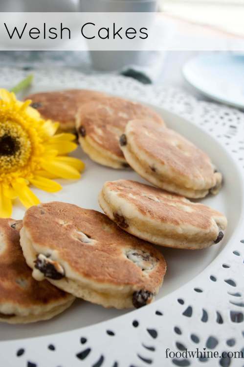 Welsh Cakes - like a cross between a pancake and a tea biscuit. My kids call them pancake cookies! Perfect for packing in lunches or as a snack on-the-go.