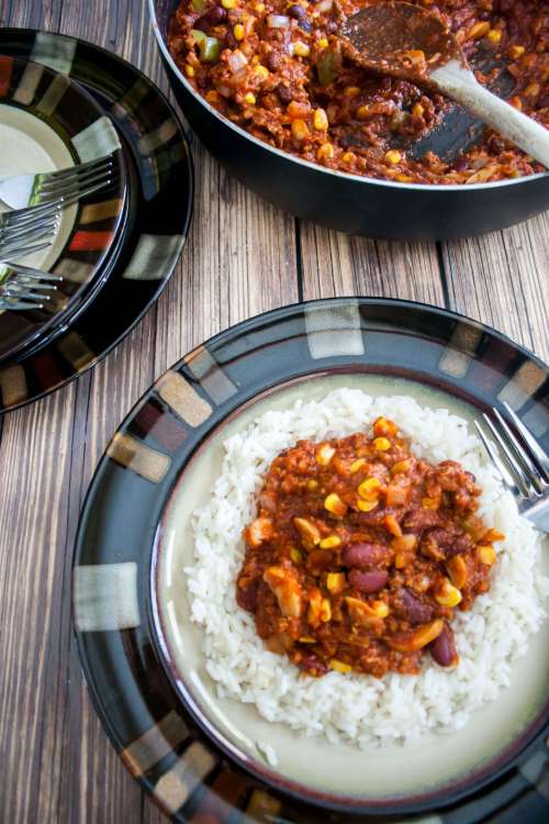 A meal template for creating customizable chili based on what you have on hand. This will make meal planning so much easier!