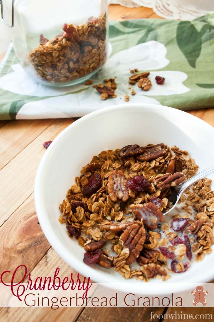 Make a batch of Cranberry Gingerbread Granola for your friends and family. They'll thank you over and over again!