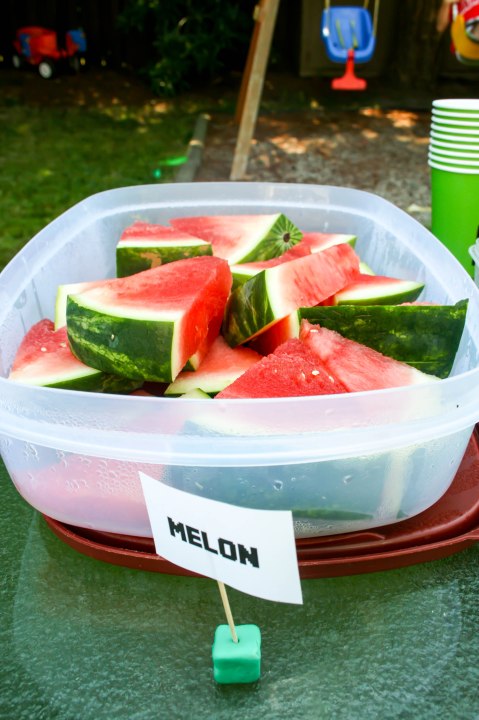Mincraft Party Food: Melon