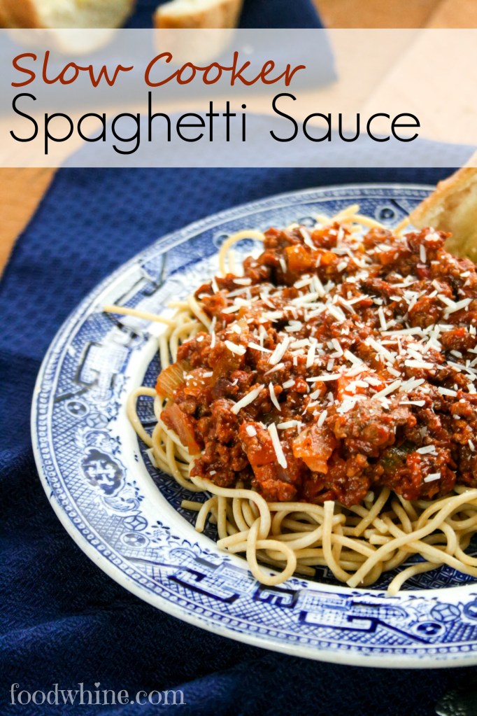 Slow Cooker Spaghetti Sauce
