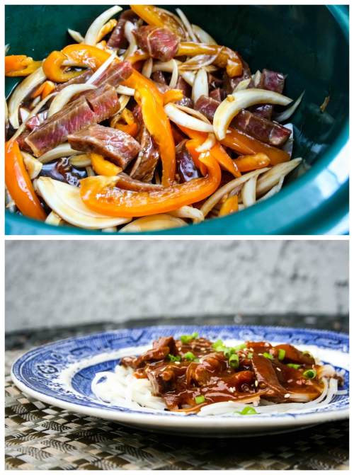 Crockpot Mongolian Beef is so much better than take-out!