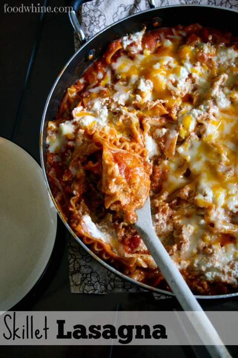 Skillet Lasagna- So easy!!