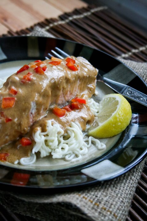 Kare Kare Toasted Peanut Salmon