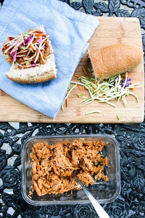 Pulled Pork sandwiches, with clever ways to use leftovers #MOLOmonday