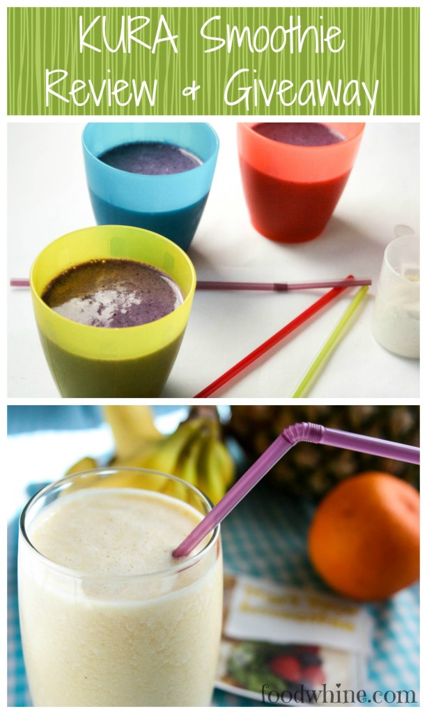 KURA smoothies for the family! Review and Giveaway