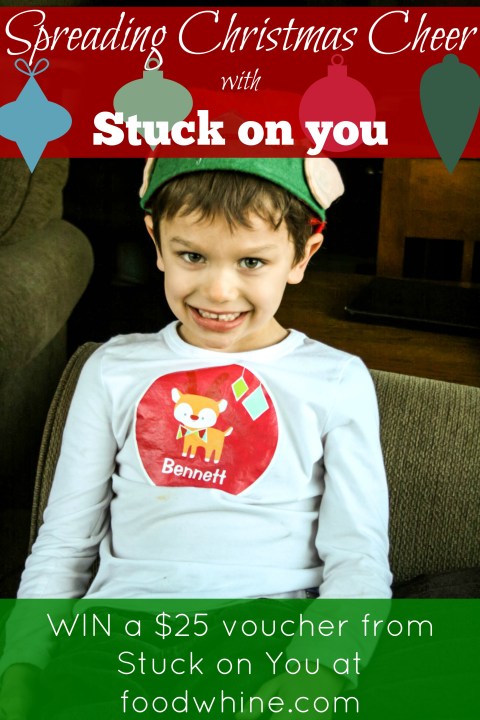 Stuck on You personalized Christmas shirts