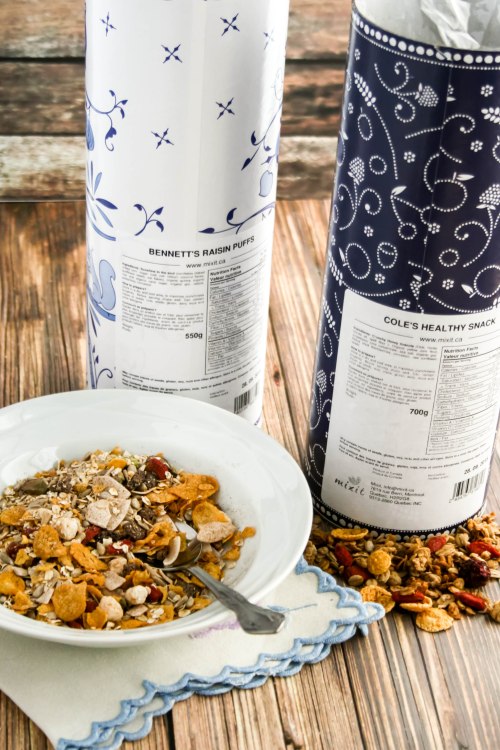 Create your own cereal at mixit.ca