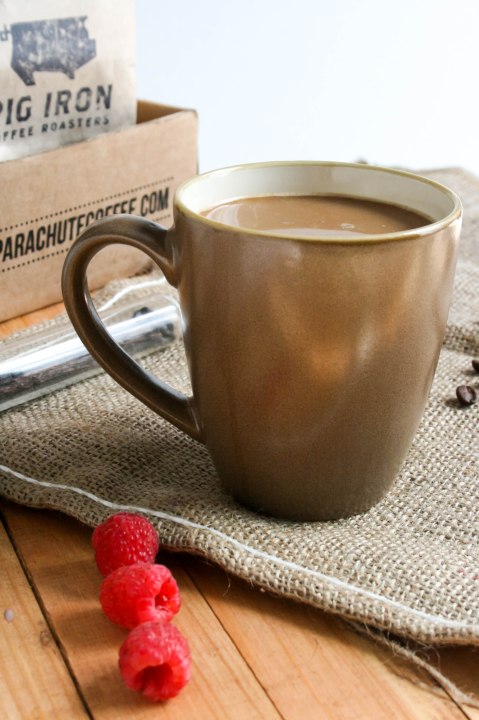 Parachute Coffee with Raspberry Oreo Coffee Creamer Recipe