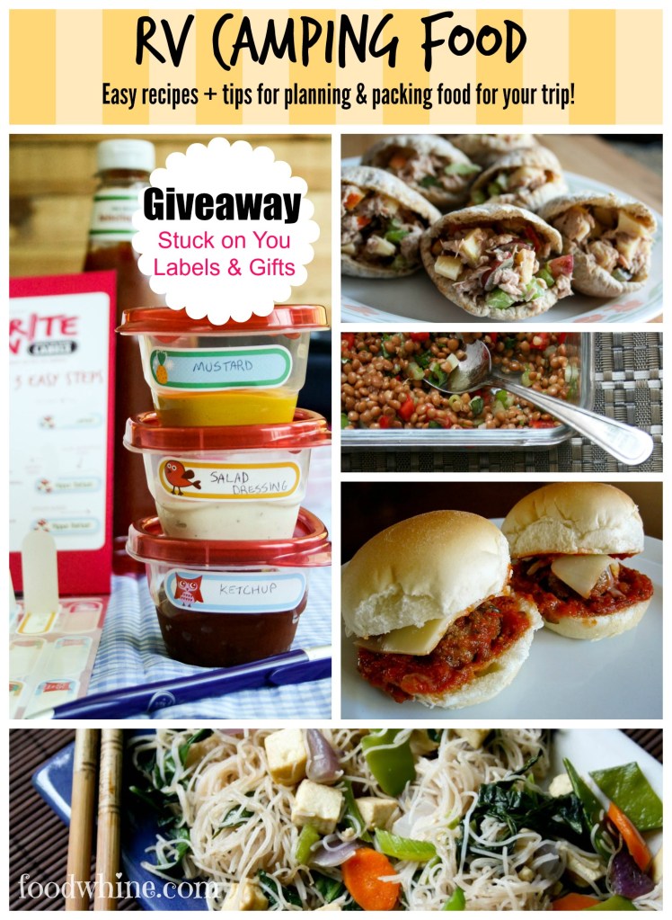 RV Camping Food - Lots of easy recipes, plus tips on planning and preparing food for your RV trip