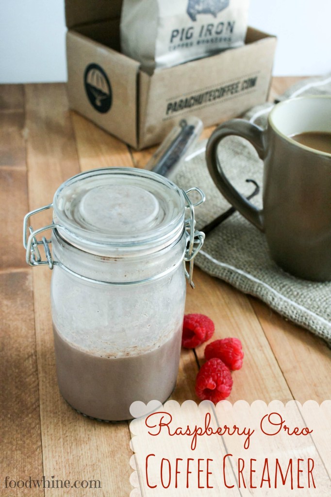 Raspberry Oreo Coffee Creamer