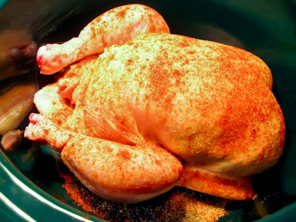 Whole Chicken in a crockpot